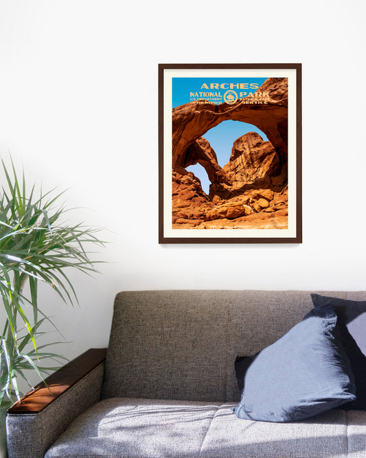 Arches National Park Poster, National Park Wall Art