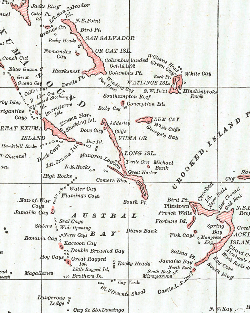 Bahama Island Map, Bahamas Home, Map Wall Art