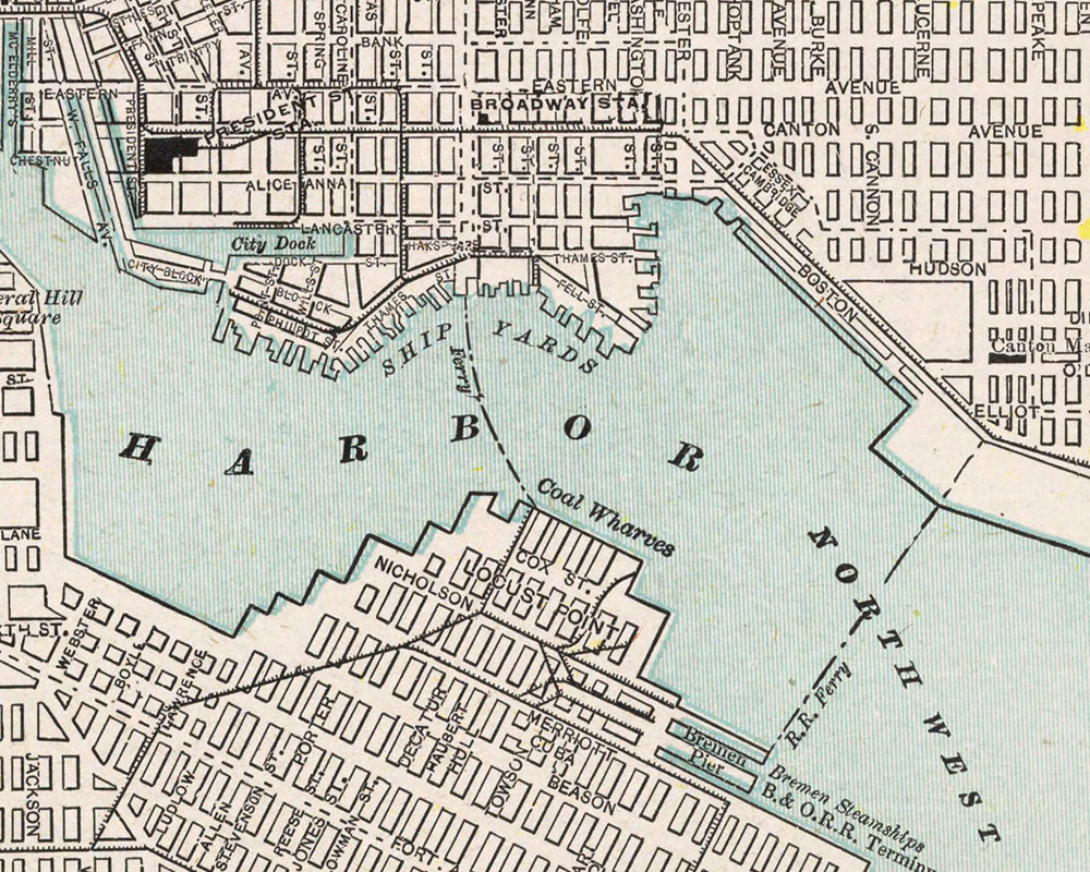 Baltimore Map, Baltimore Home, Map Wall Art