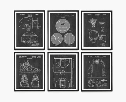 Basketball Patent Wall Art, Basketball Poster