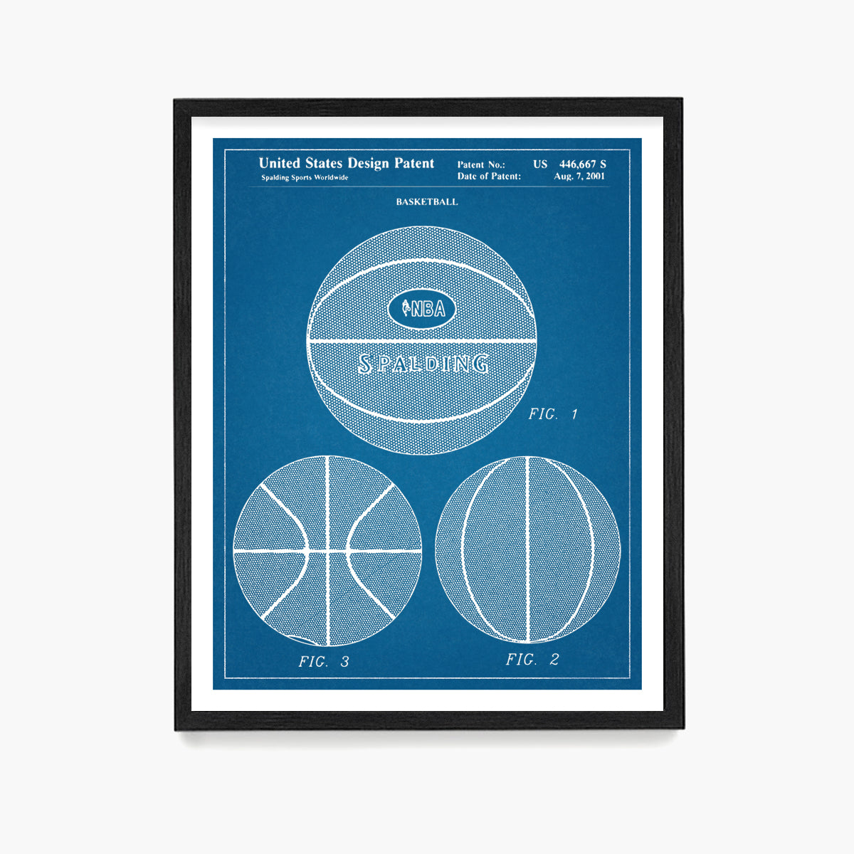 Basketball Patent Poster, Basketball Wall Art