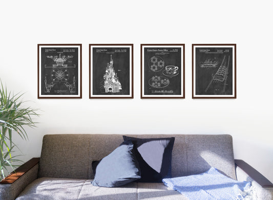 Disney Patent Wall Art, Disney Posters