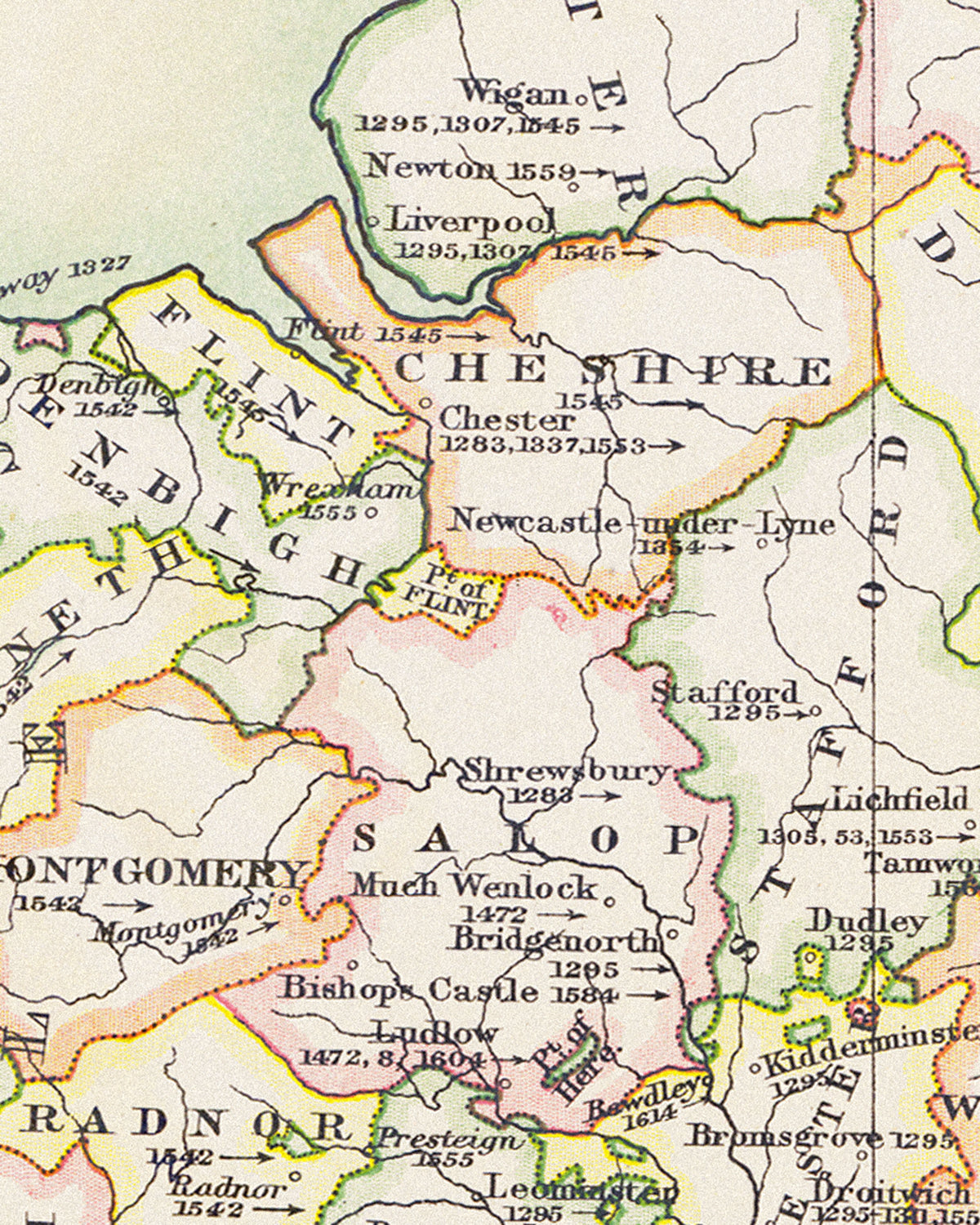 England Map, Map Wall Art, England Home Decor