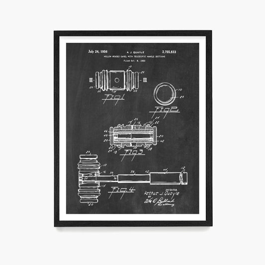 Gavel Patent Poster, Law Wall Art, Lawyer Office Decor, Judge Gift