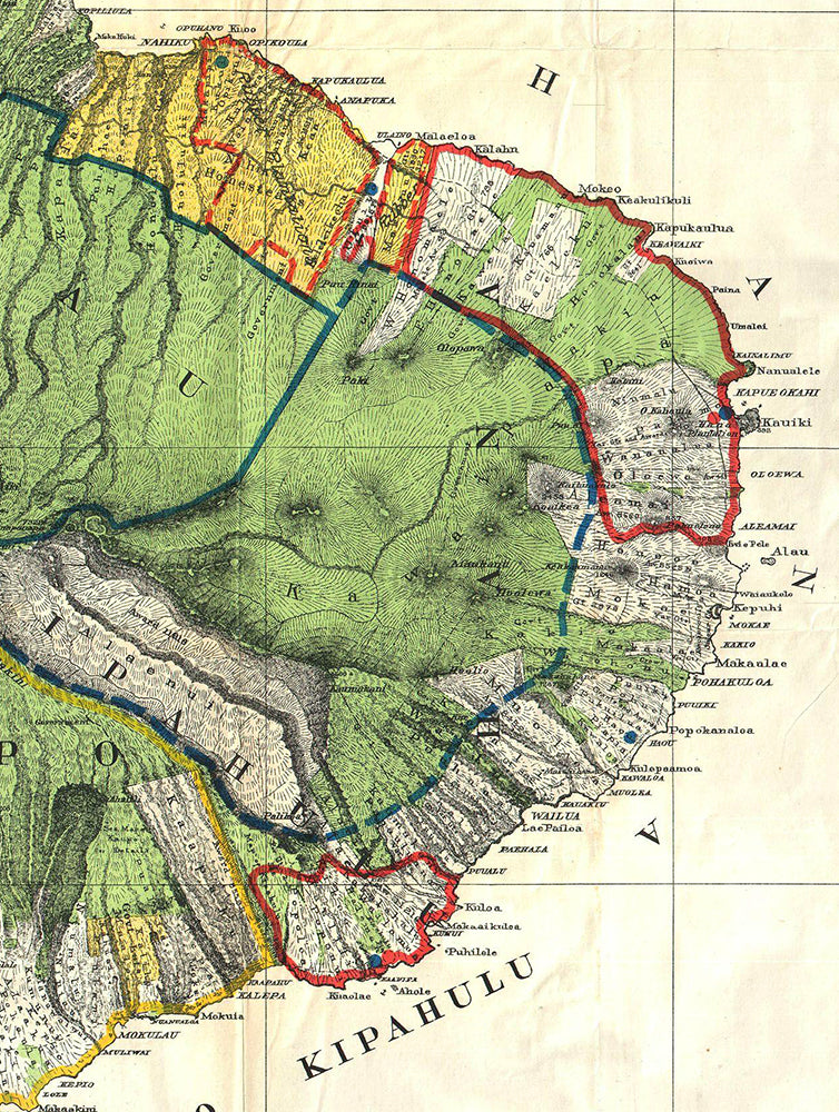 Maui Map, Hawaii Home, Maui Map Wall Art