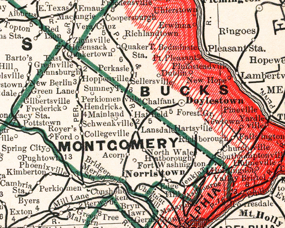 Pennsylvania Map, Pennsylvania Home, Map Wall Art