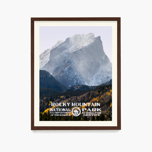 Rocky Mountain National Park Poster, National Park Wall Art