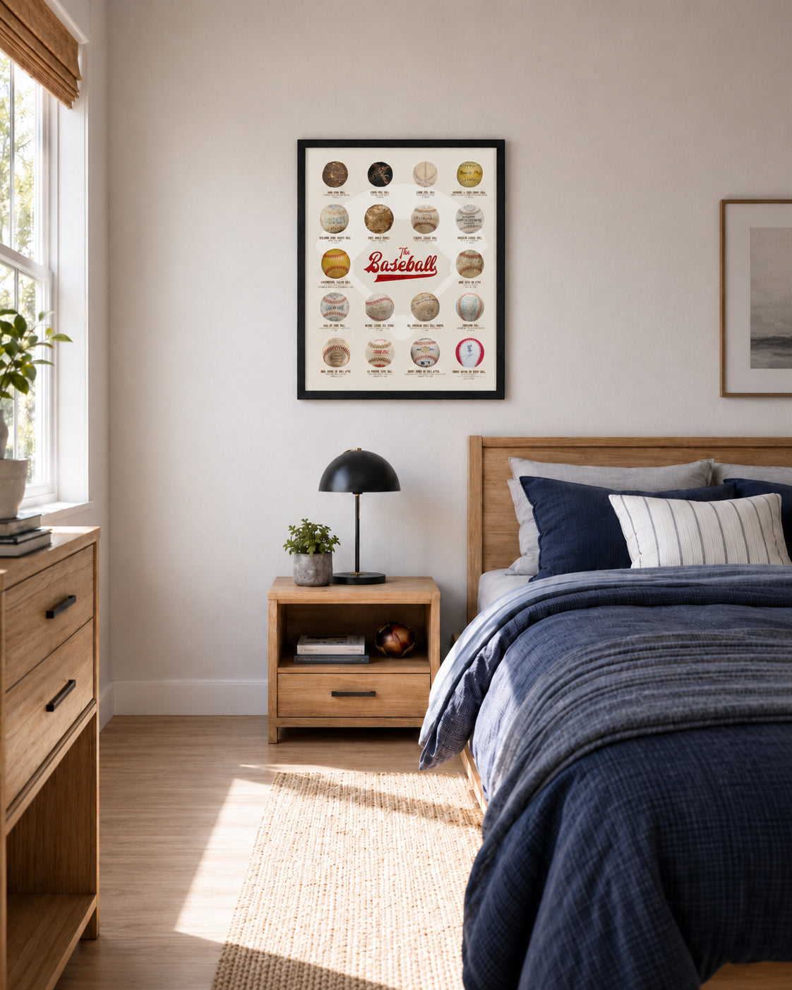 The Baseball Poster, Evolution of the Baseball, Baseball Wall Art, Iconic Baseballs Through History