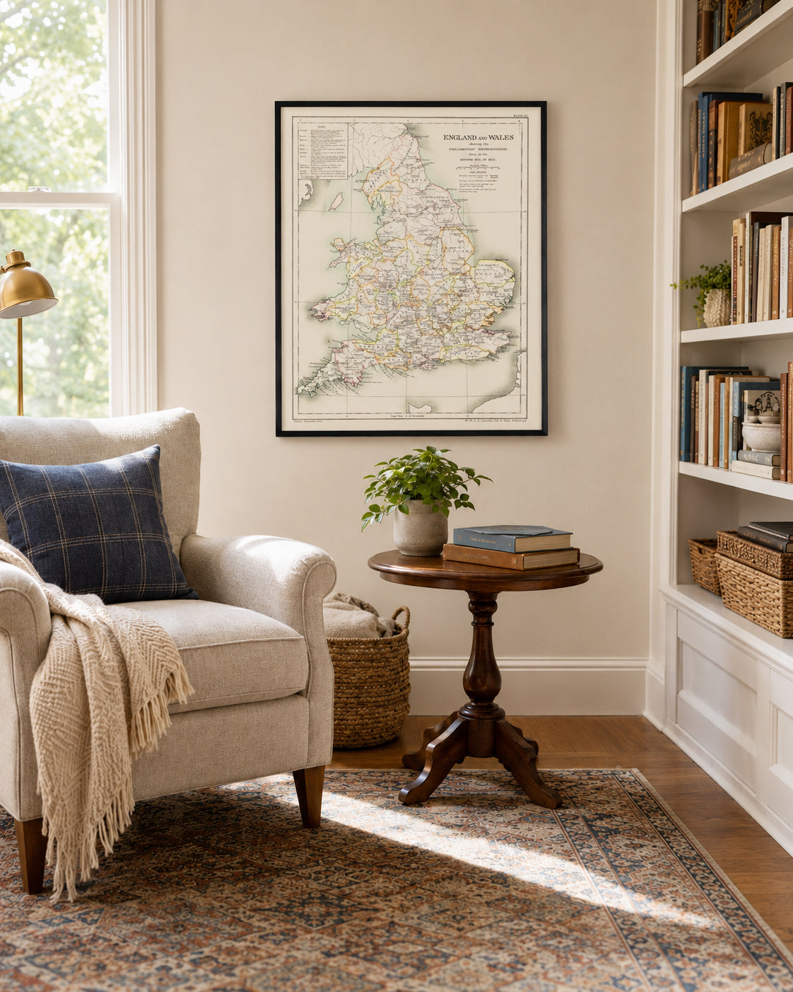 England Map, Map Wall Art, England Home Decor