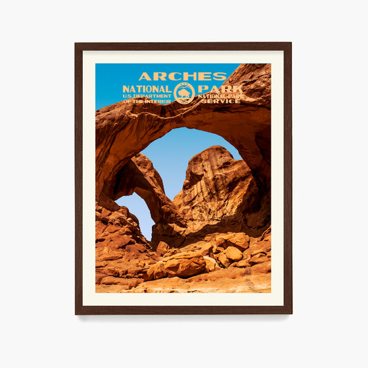 Arches National Park Poster, National Park Wall Art