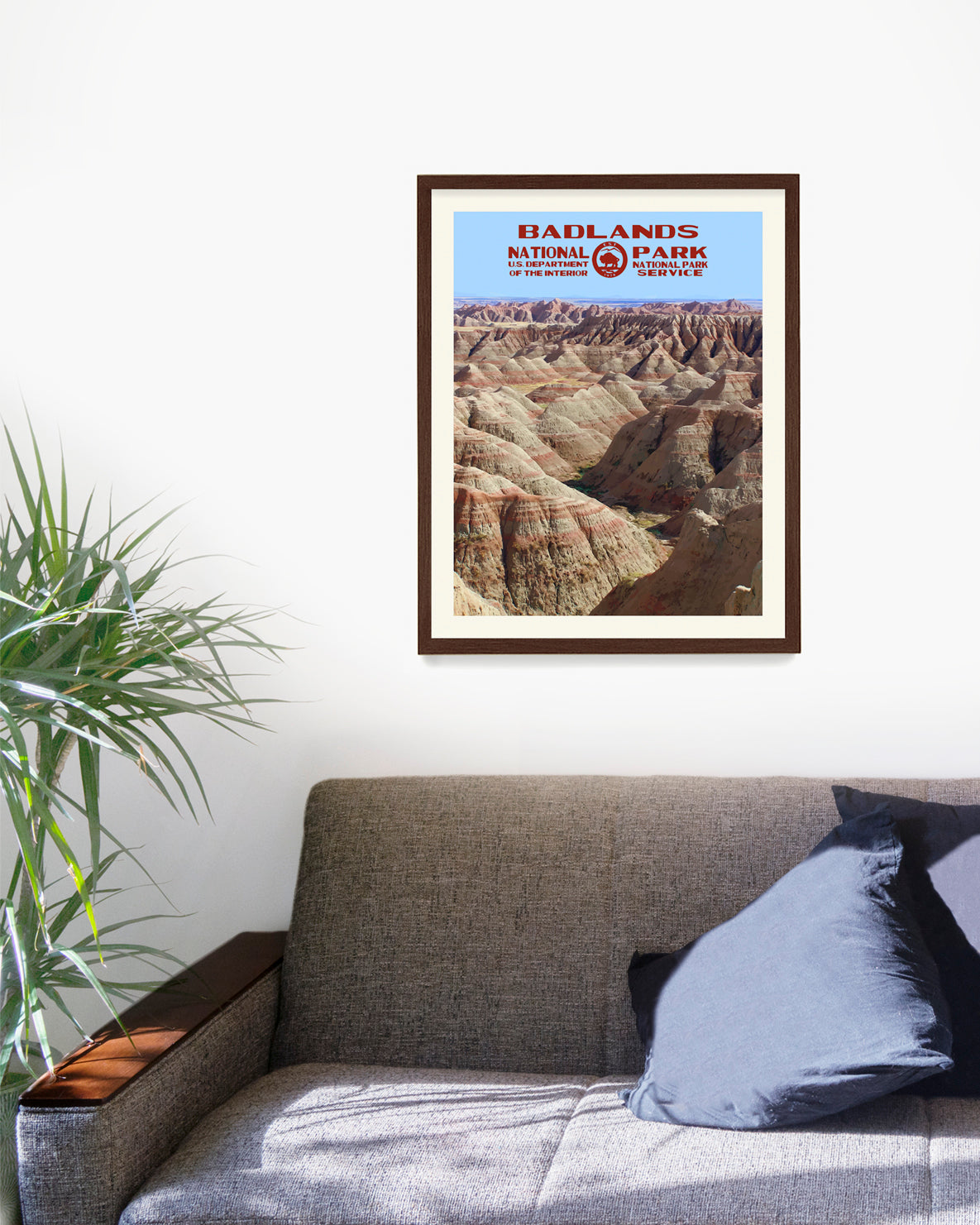 Badlands National Park Poster, National Park Wall Art