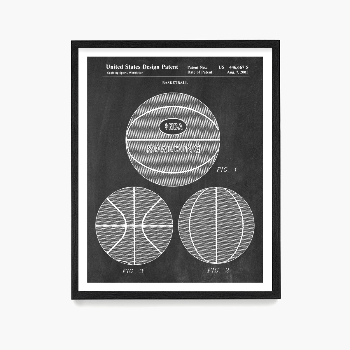 Basketball Patent Poster, Basketball Wall Art