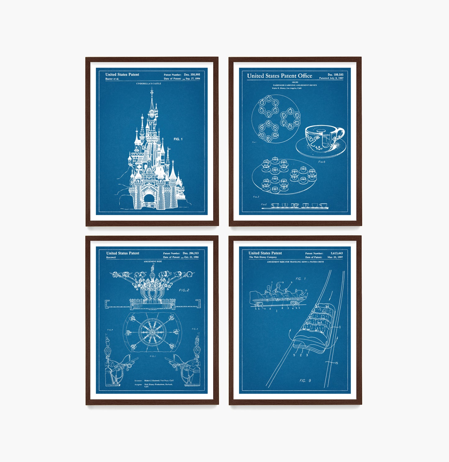 Disney Patent Wall Art, Disney Posters