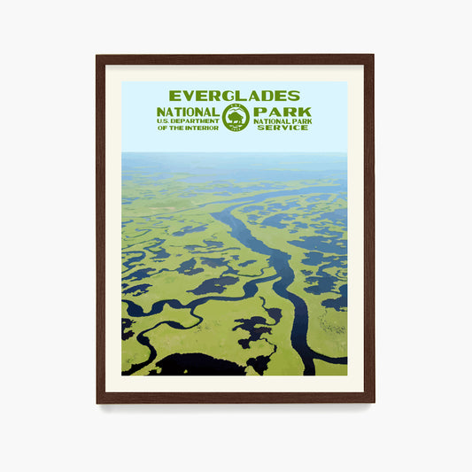 Everglades National Park Poster, National Park Wall Art
