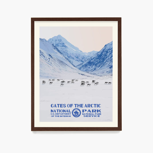 Gates of the Arctic National Park Poster, National Park Wall Art