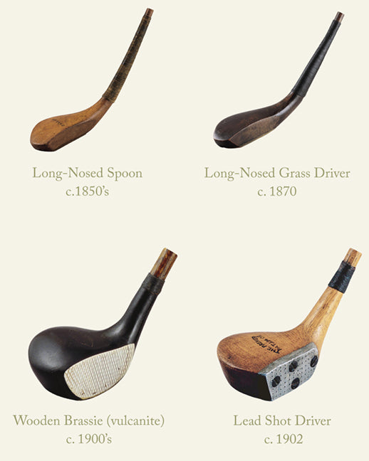Golf Poster, Evolution of the Driver, Golf Wall Art