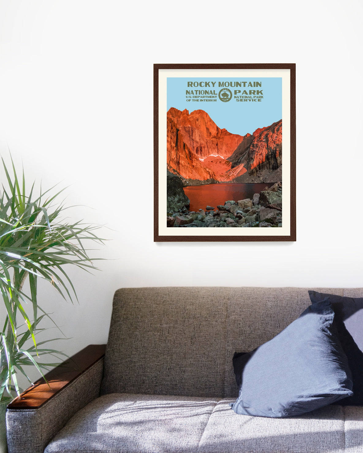 Rocky Mountain National Park Poster, National Park Wall Art