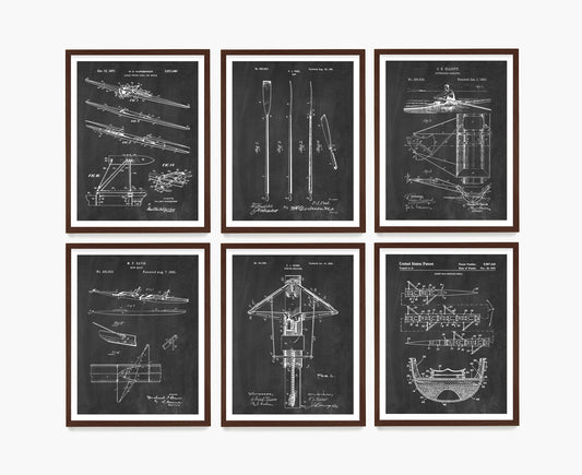 Rowing Patent Wall Art, Crew Poster, Sculling Patent Decor