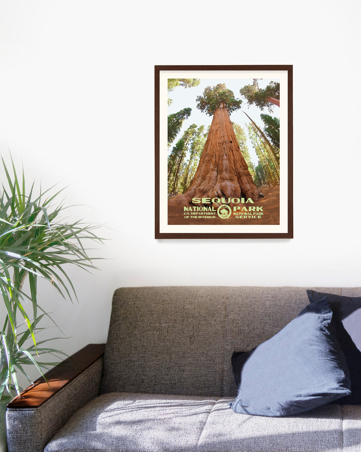 Sequoia National Park Poster, National Park Wall Art