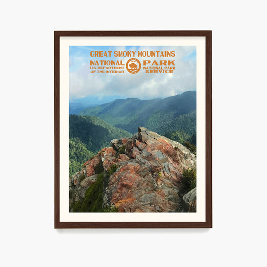 Smoky Mountains National Park Poster, National Park Wall Art