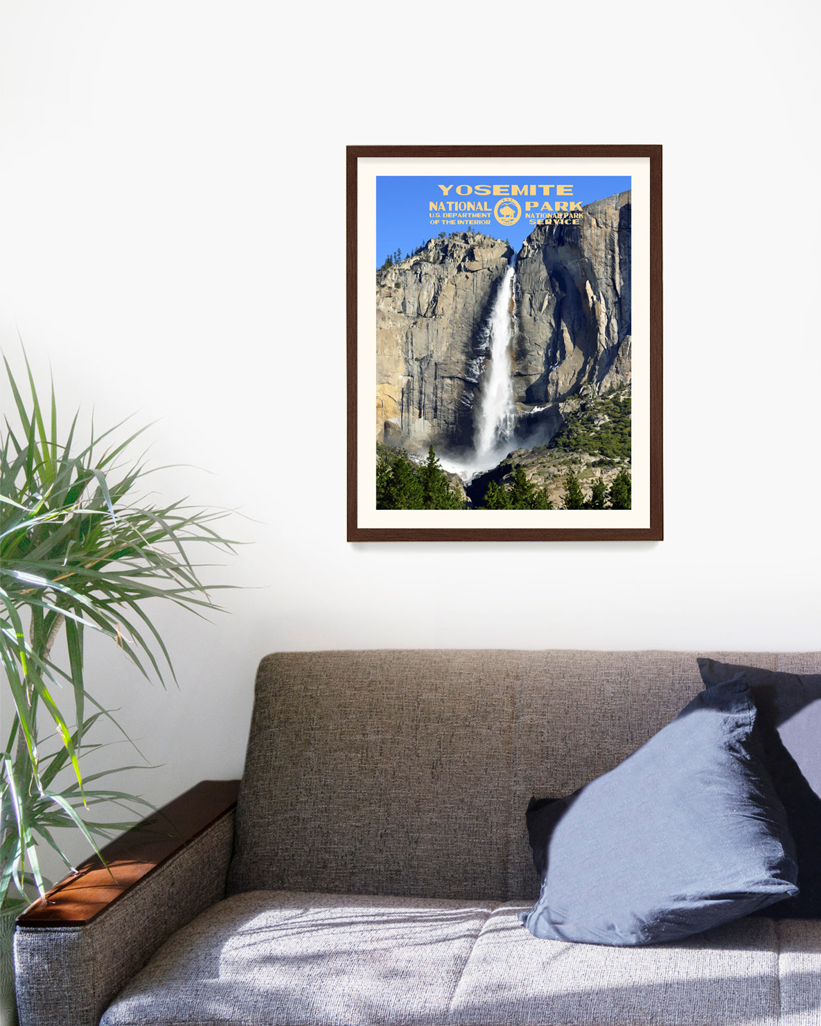 Yosemite National Park Poster, National Park Wall Art